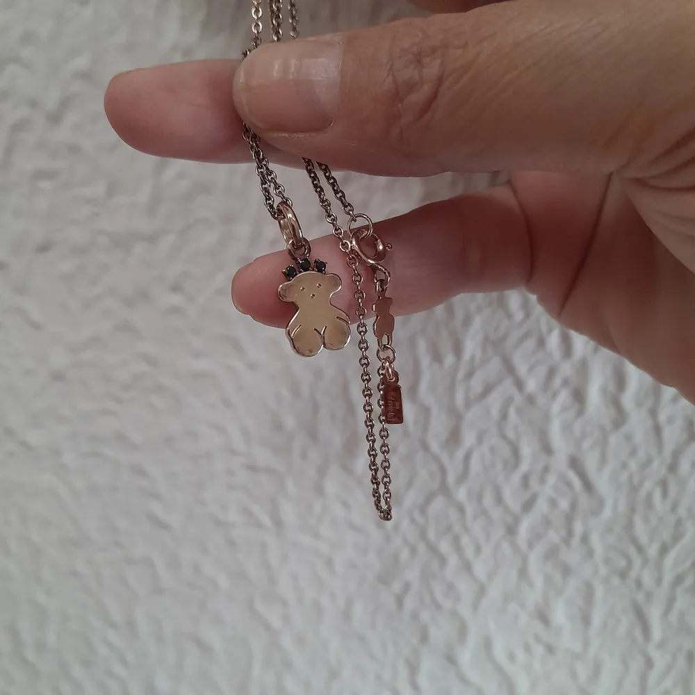 *JOIA TOUS ESPANHA* colar prata 925 banho vermeil