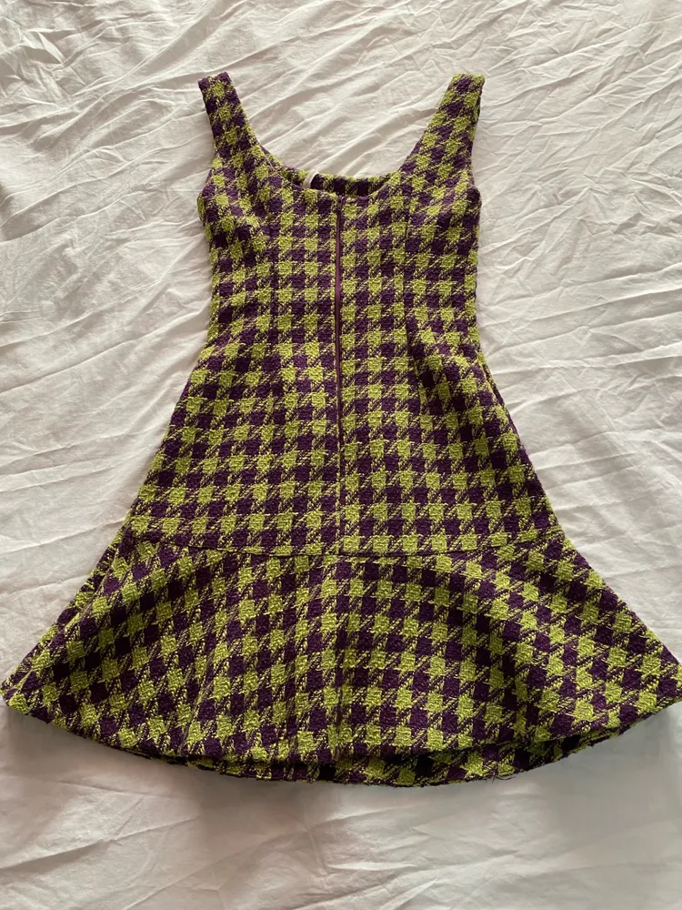 Vestido pied poule