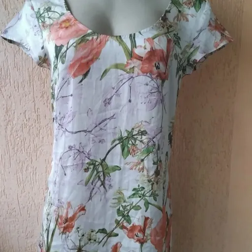 ​🌸 VESTIDO EQQUS FLORAL CETIM  TAM G 🌸