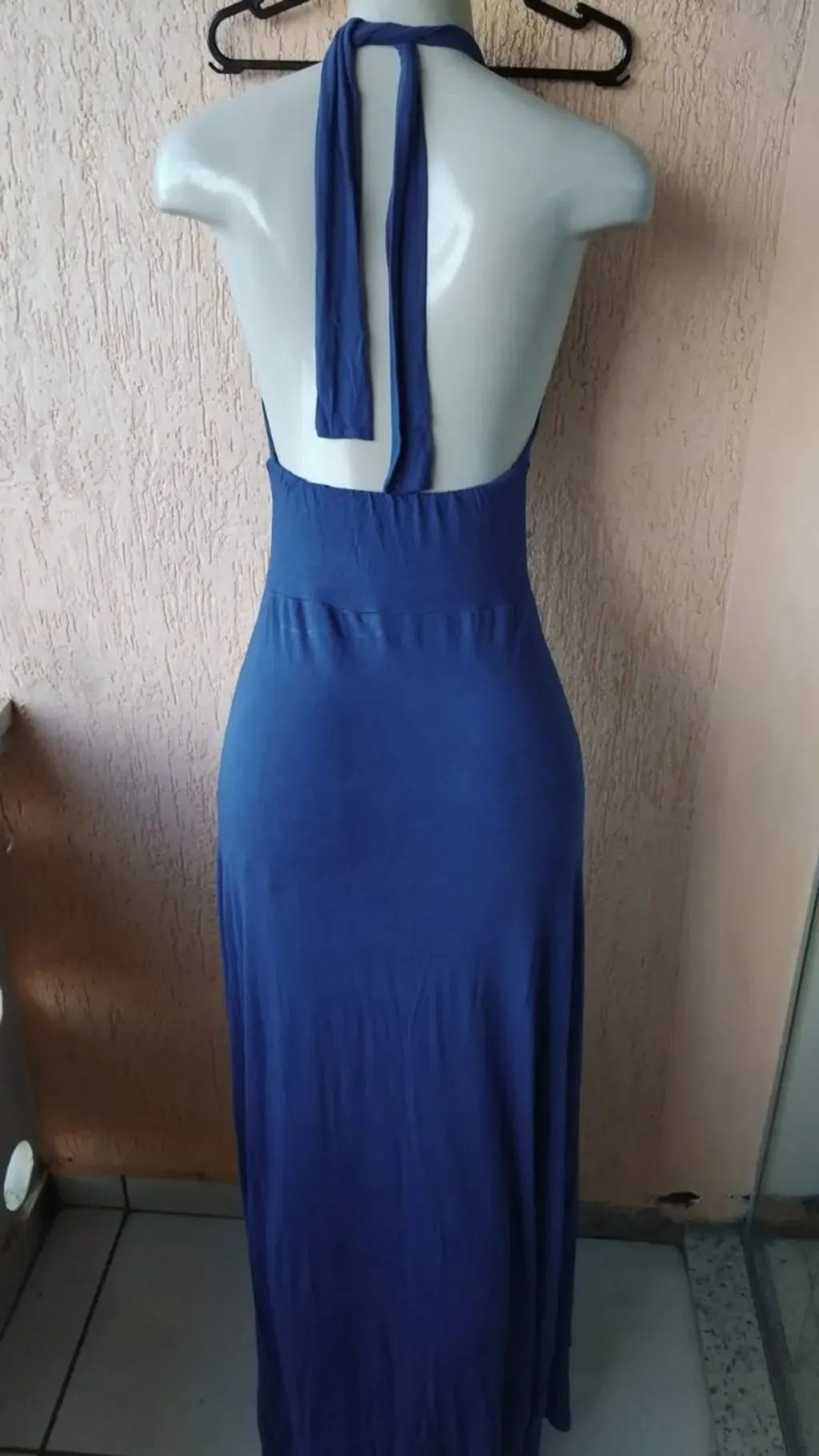 Vestido Longo Com Fenda, Bojo e Short Interno Tamanho Único