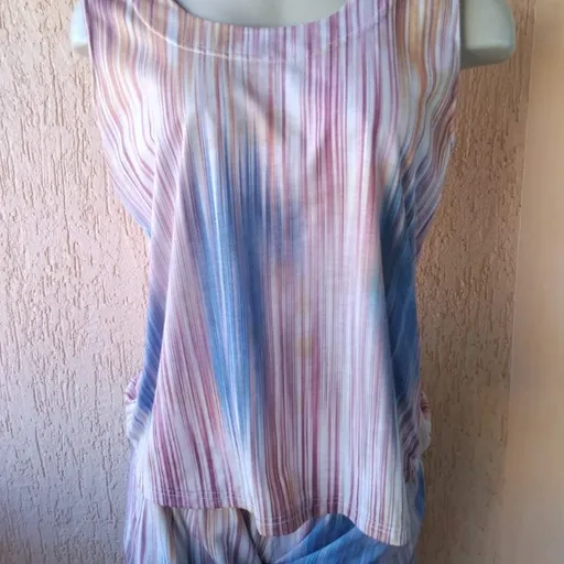 Conjunto Feminino Regata e Short Algodão Fresquinho Tam M