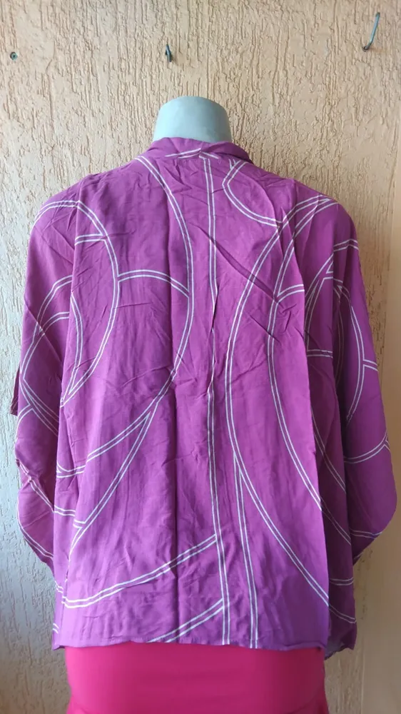 Kimono Feminino em Alfaiataria Moderno Novo Tamanho G