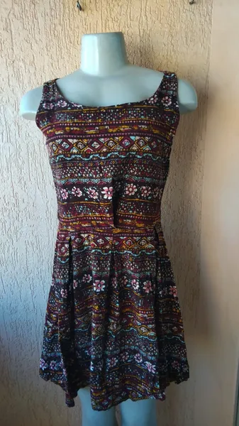 Vestido em Camurça Estampado Tam P