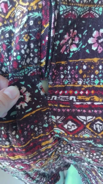 Vestido em Camurça Estampado Tam P