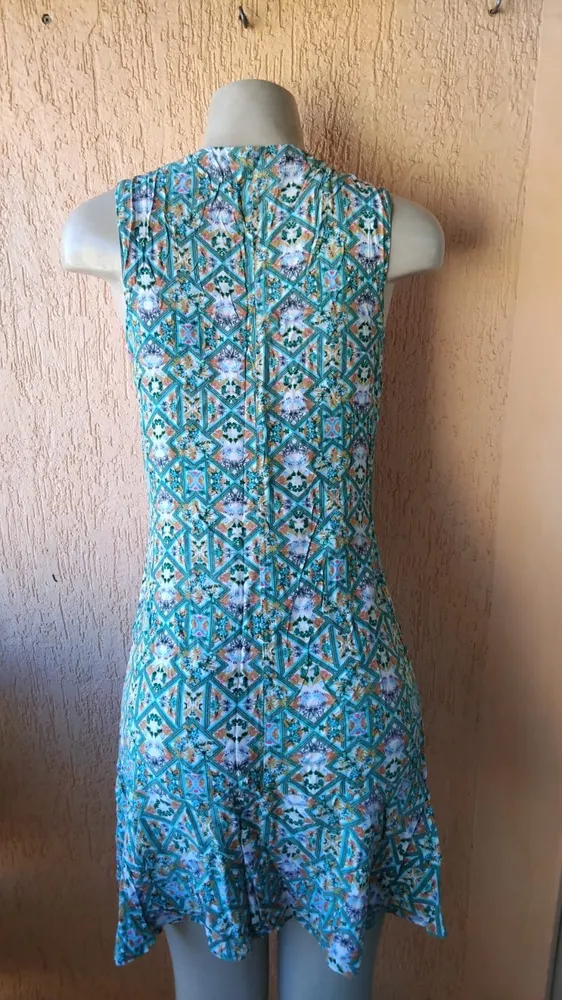 Vestido Floral em Algodão Tam M G  Confortável