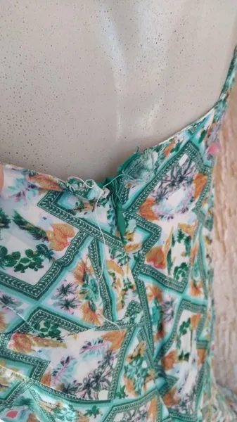 Vestido Floral em Algodão Tam M G  Confortável