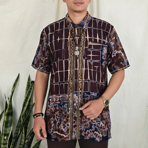 Camisa vintage estampada