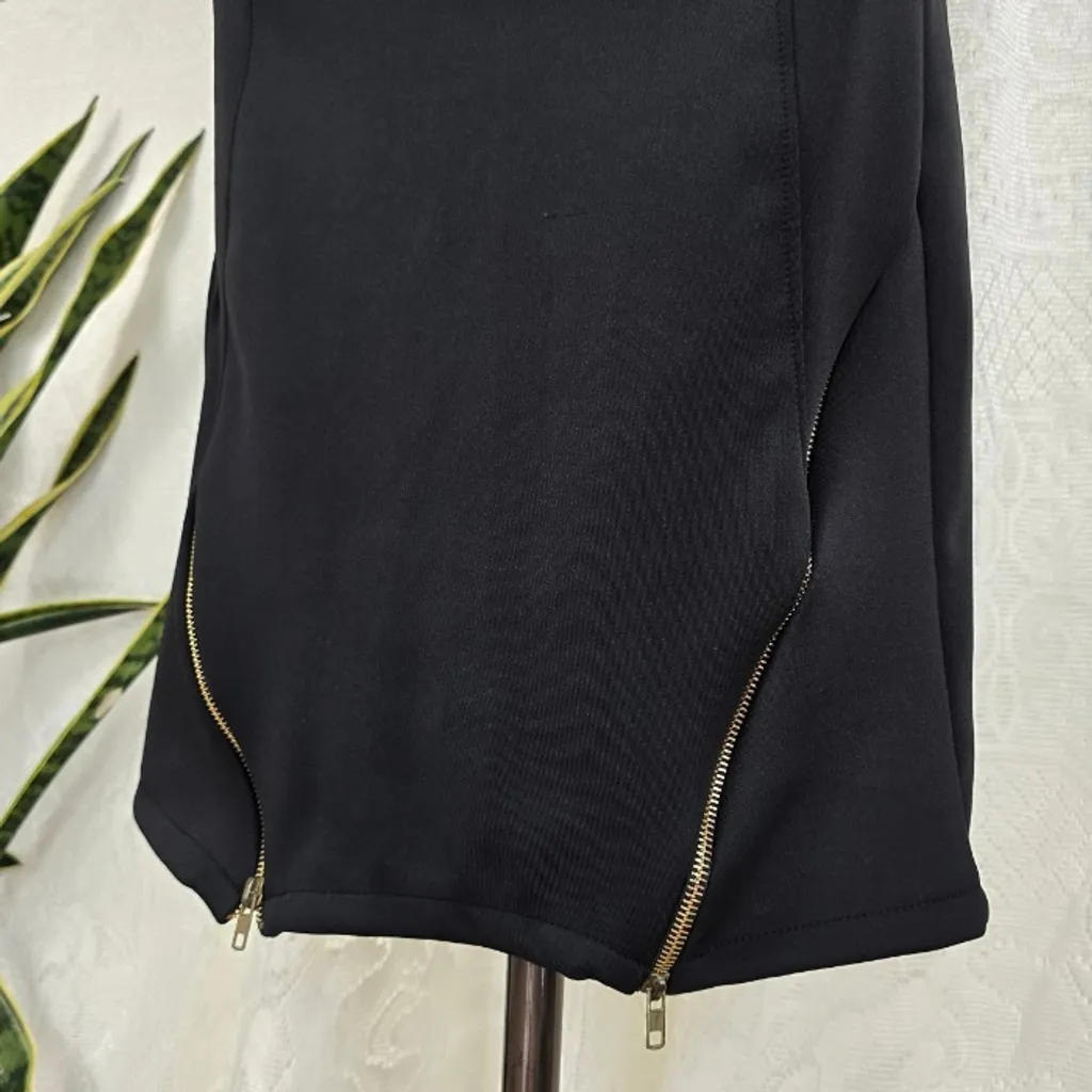 Vestido preto neoprene