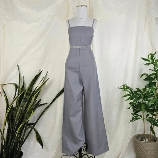 Macacão vintage cinza