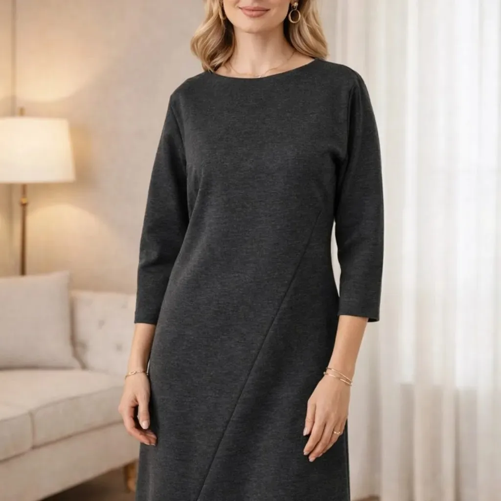 Vestido cinza moletom