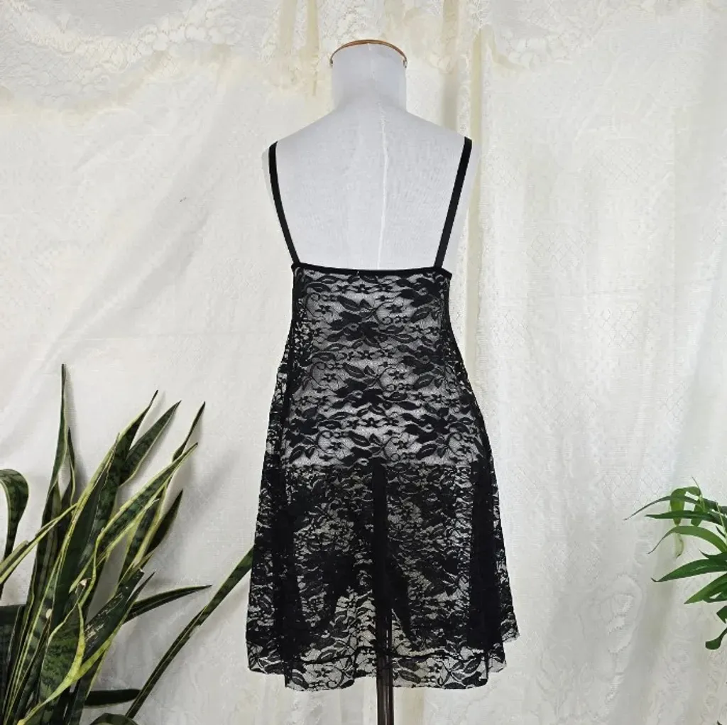 Camisola preta renda