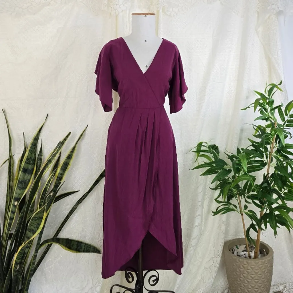 Vestido roxo Maria Filó