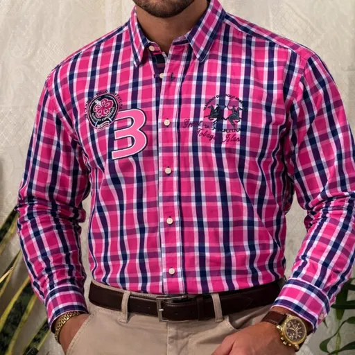 Camisa rosa La Martina