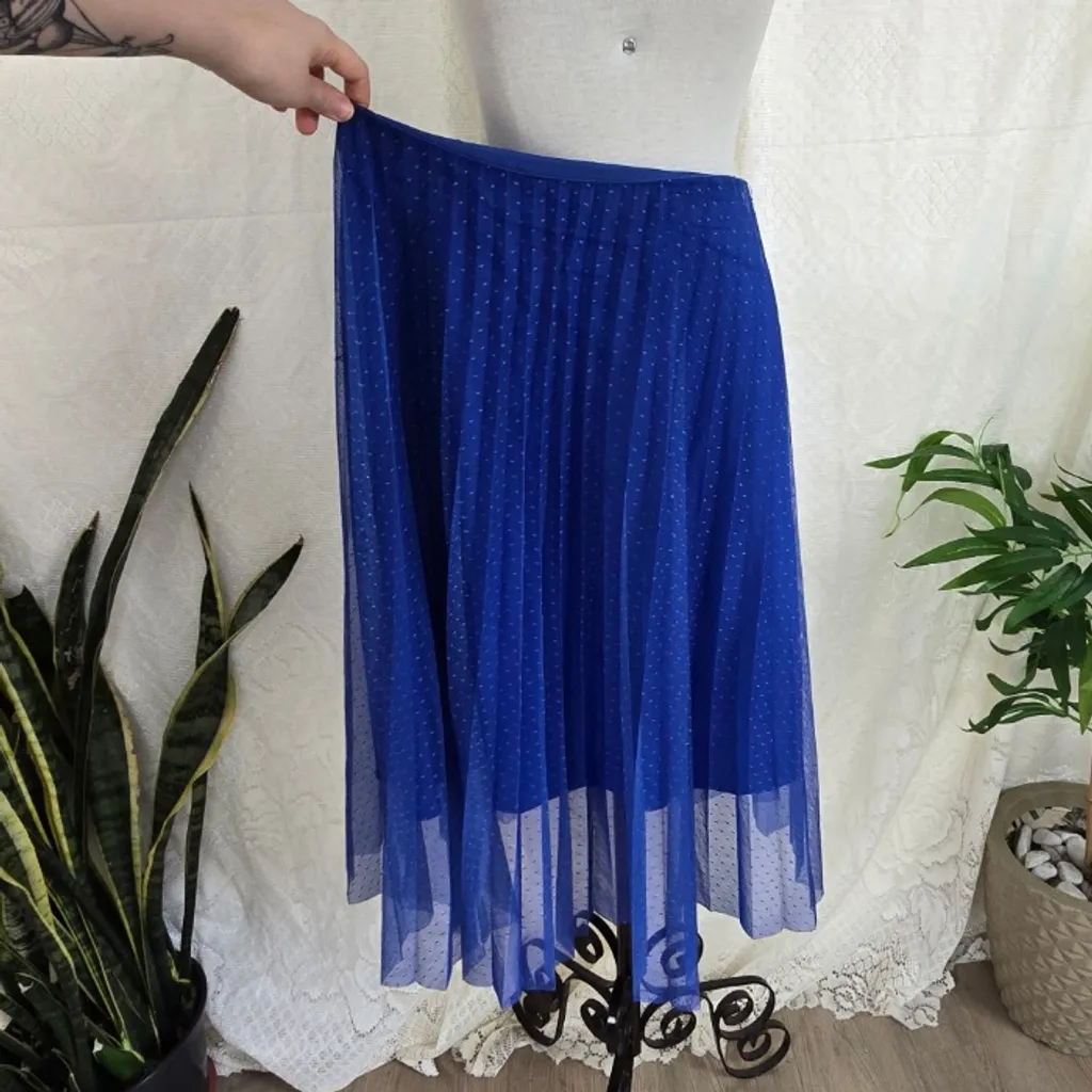 Saia tule plissado caos
