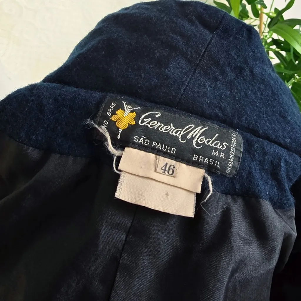 Casaqueto lã batida vintage