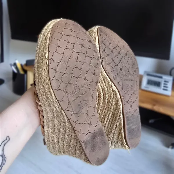 Sandália sisal Arezzo