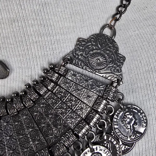 Maxi colar gypsy tribal vintage