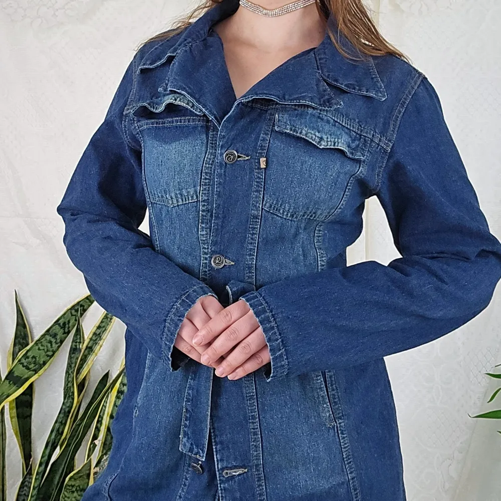 Sobretudo jeans y2k