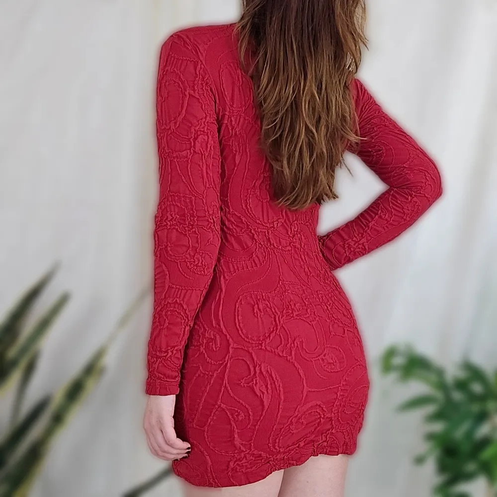 Vestido vermelho malha