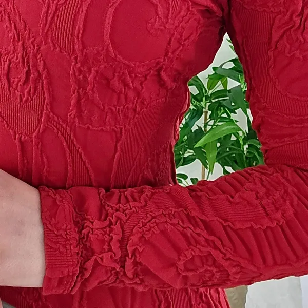 Vestido vermelho malha