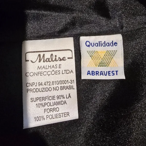 Sobretudo roxo lã