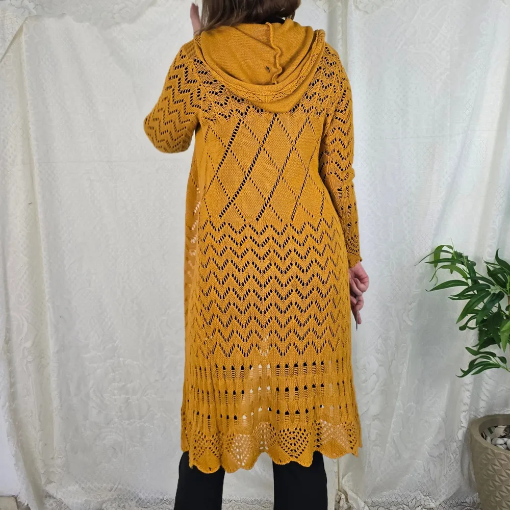 Maxi Cardigan mostarda