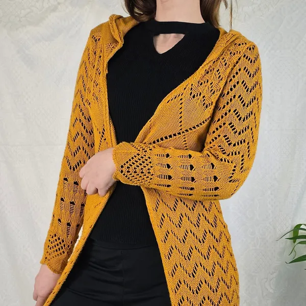 Maxi Cardigan mostarda