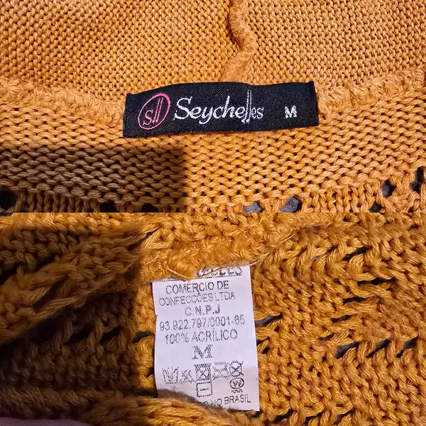 Maxi Cardigan mostarda