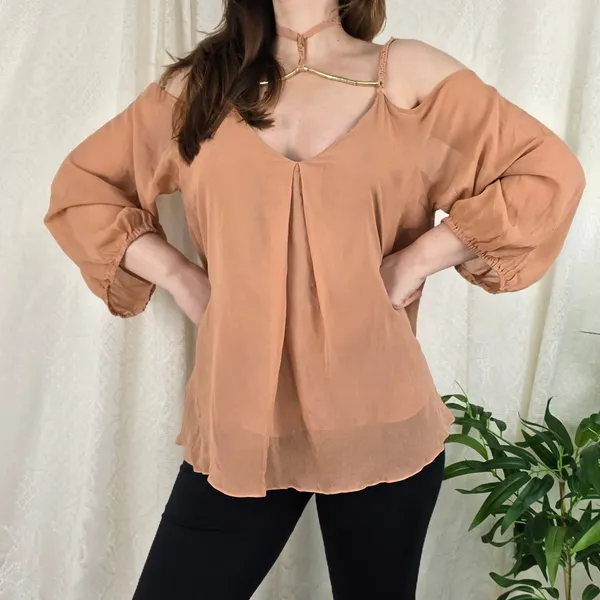 Blusa seda Animale
