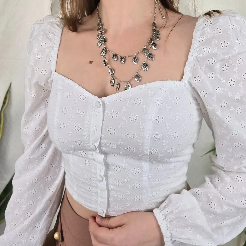 Blusa romântica laise
