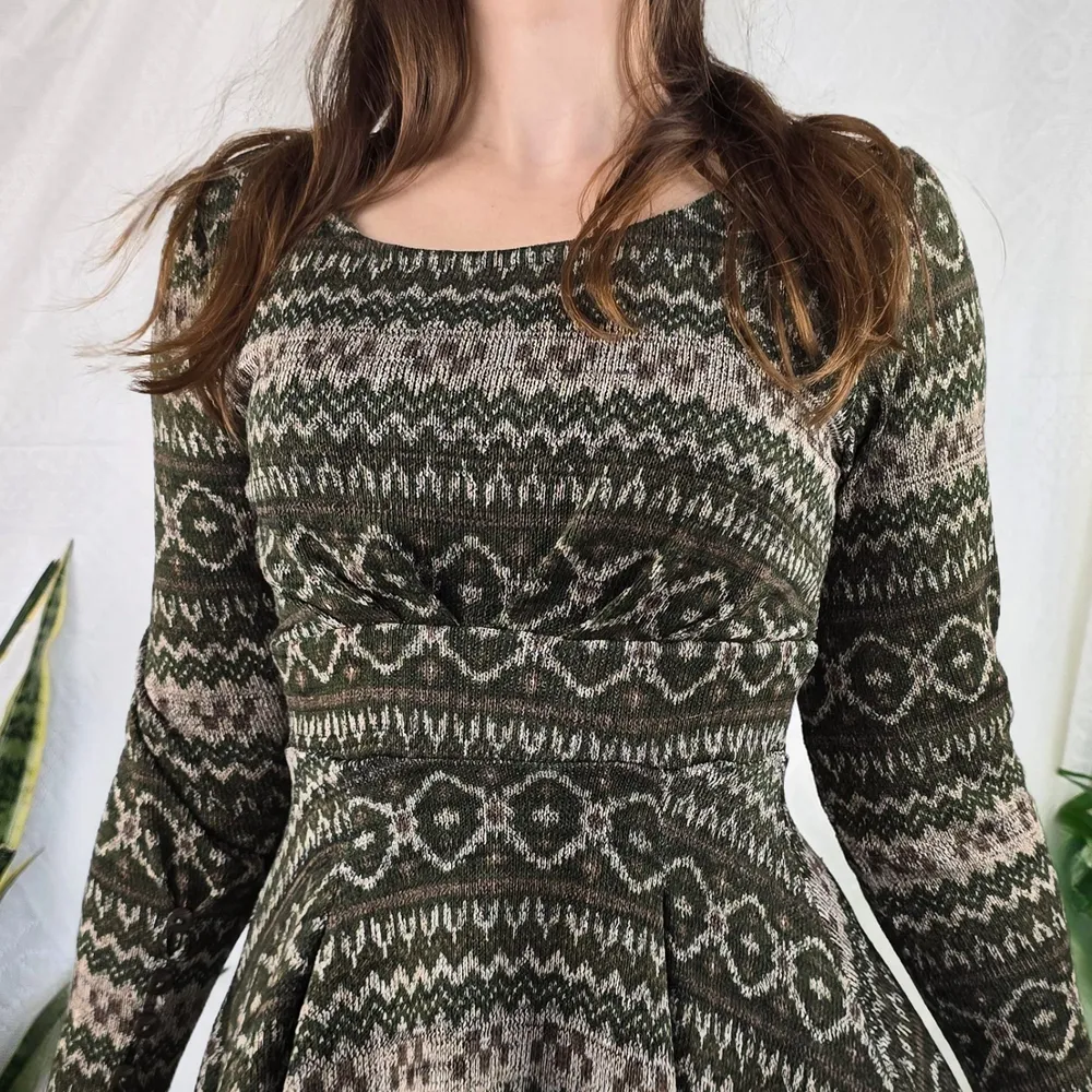 Vestido marrom malha