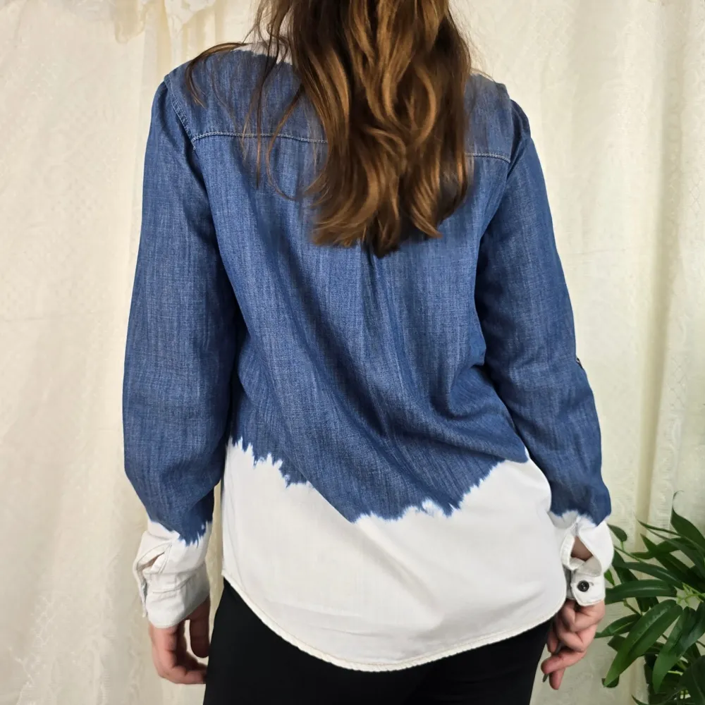 Camisa jeans dip dye