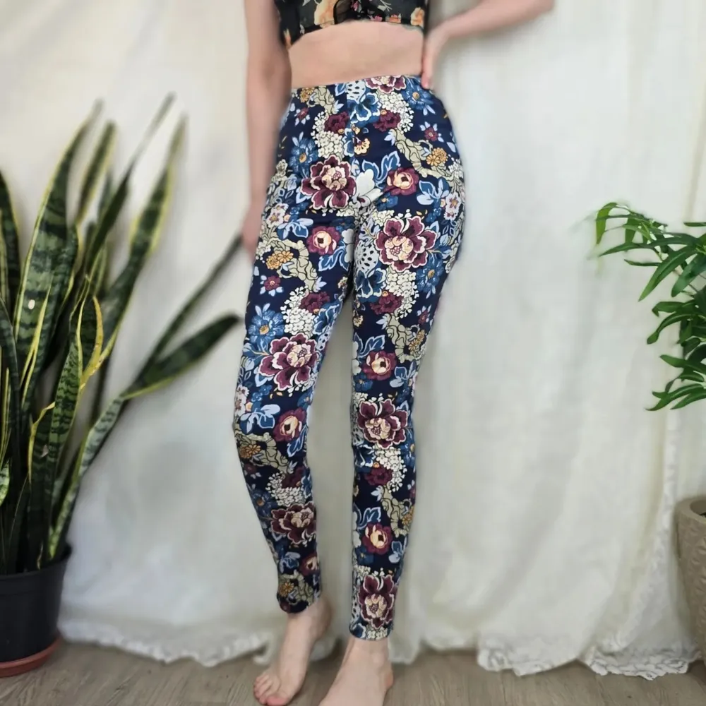 Skinny Zara estampada