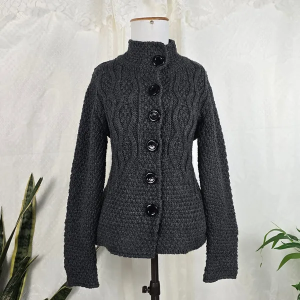 Cardigan tricô artesanal