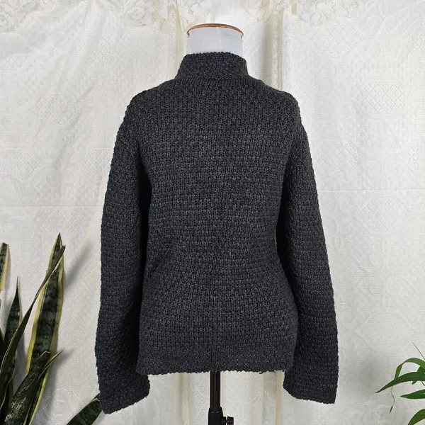 Cardigan tricô artesanal