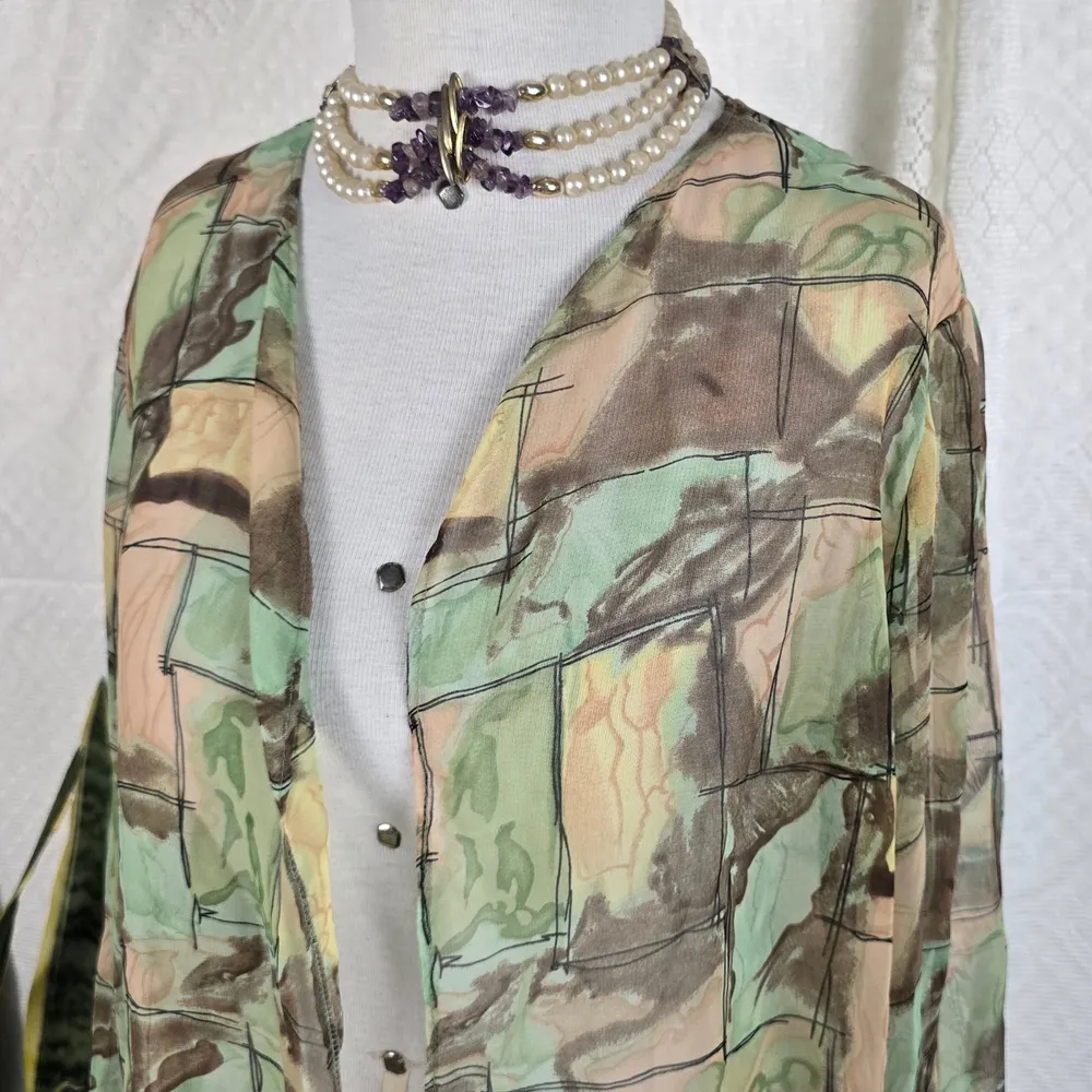 kimono vintage chiffon
