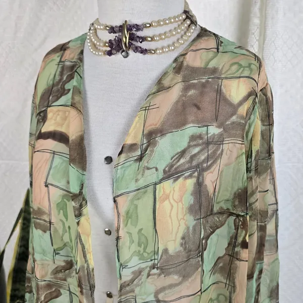 kimono vintage chiffon