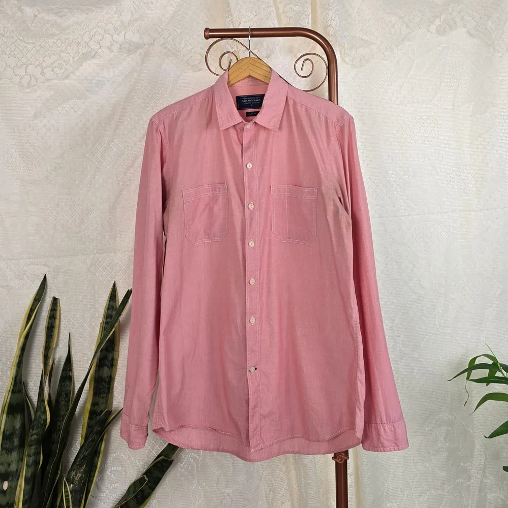 Camisa social rosa