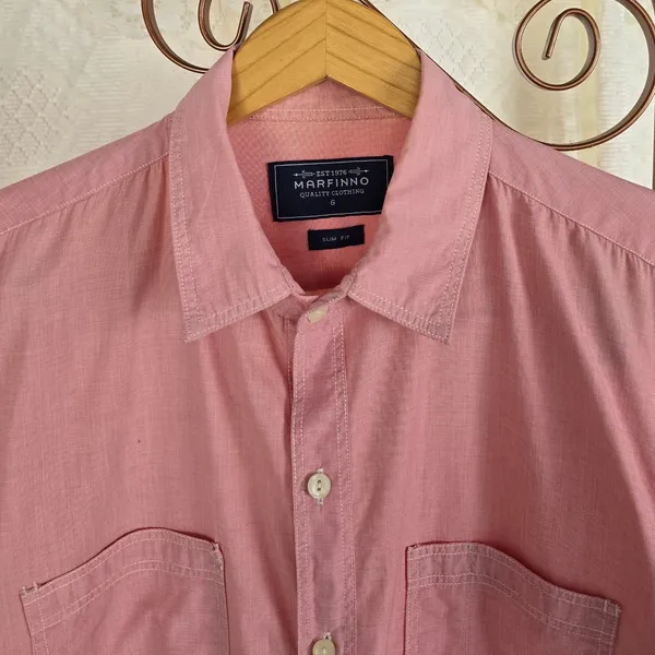 Camisa social rosa