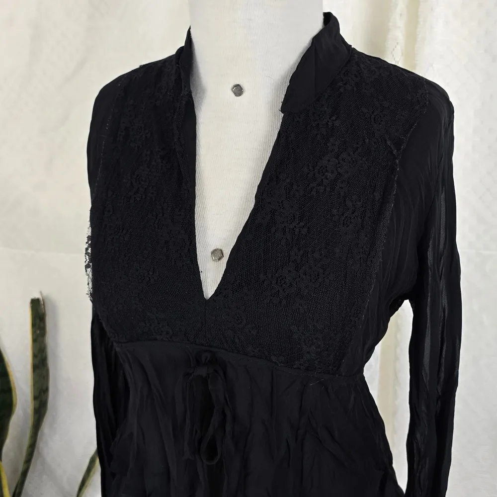 Blusa preta gótica y2k
