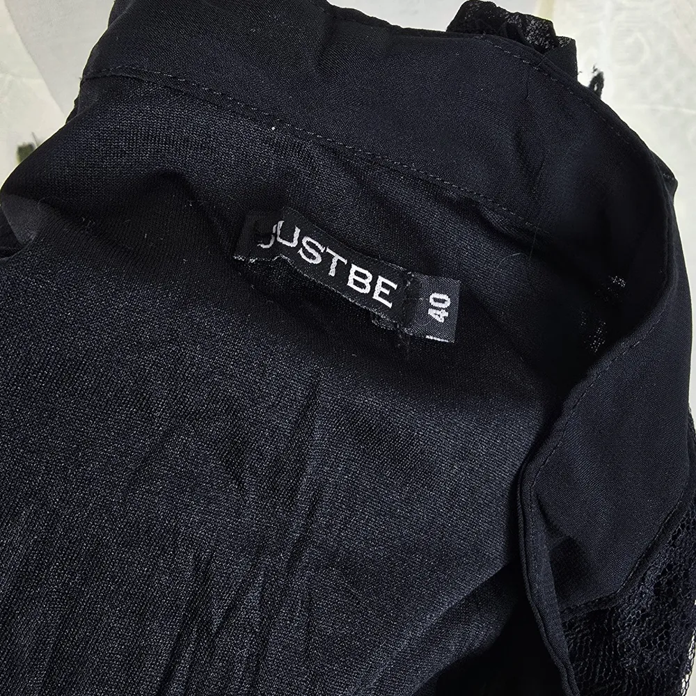 Blusa preta gótica y2k