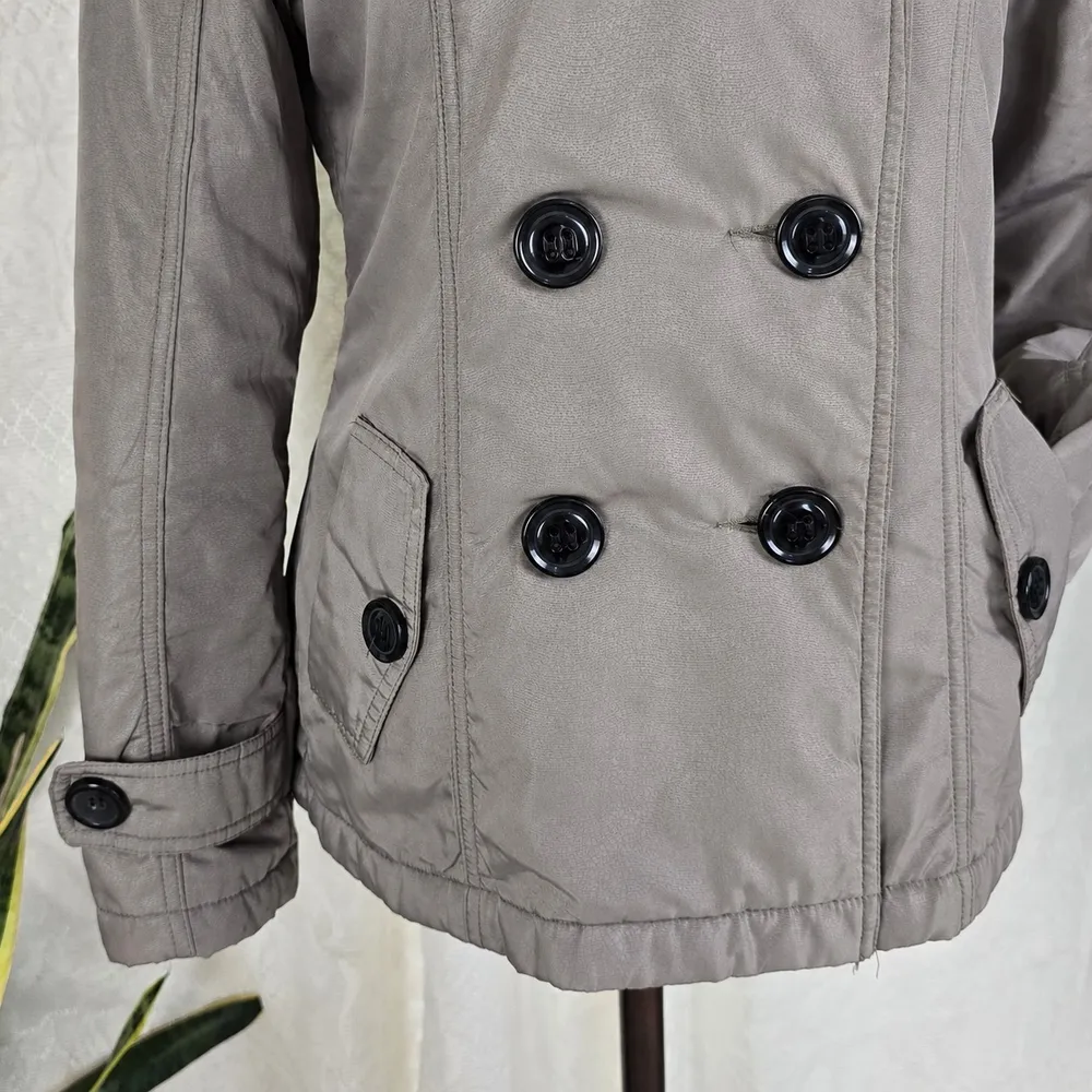 Trench coat cinza