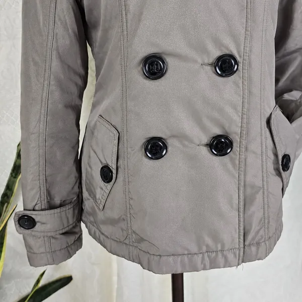 Trench coat cinza