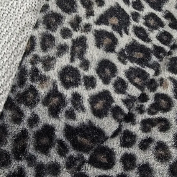 Casaco sobretudo animal print