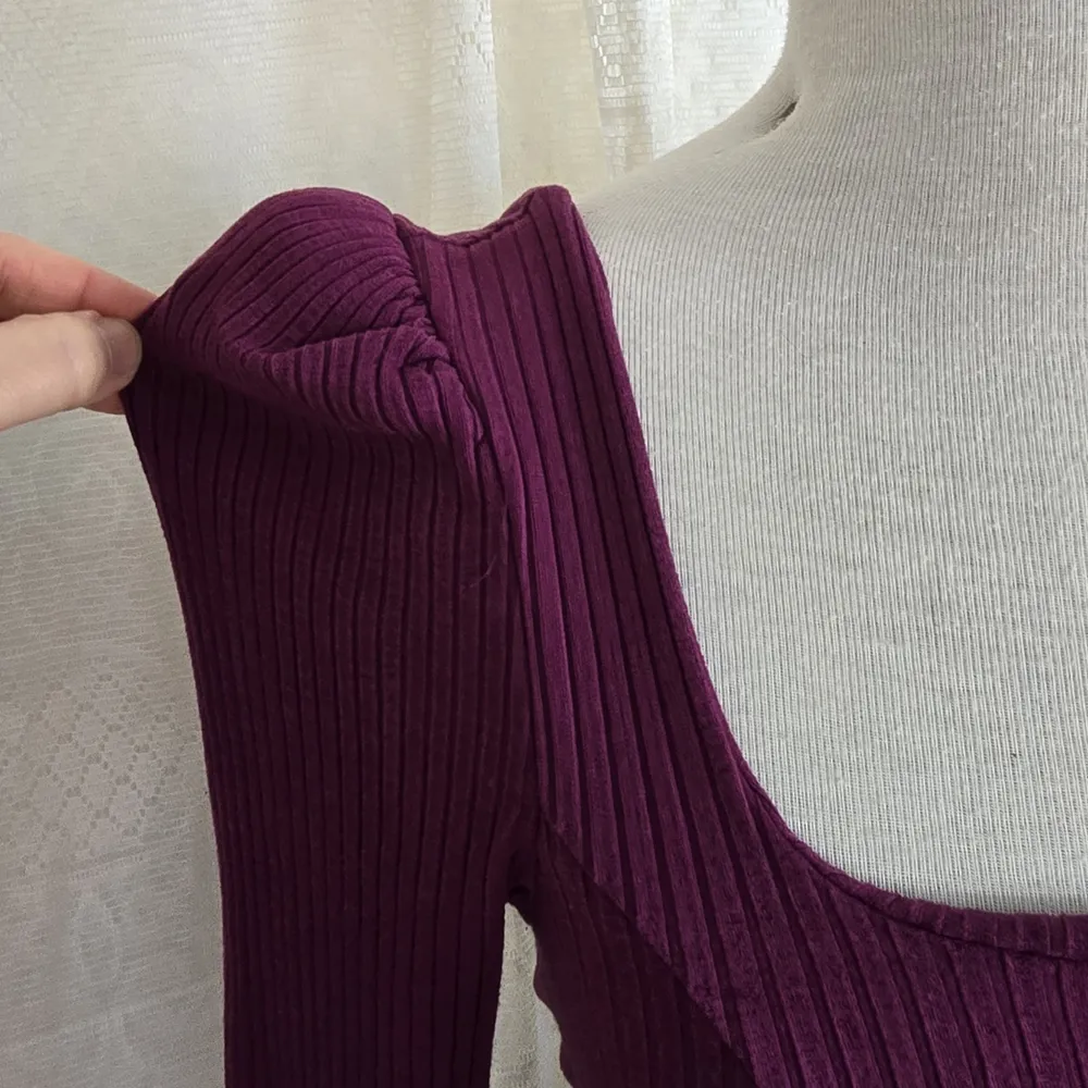 Vestido Farm roxo malha