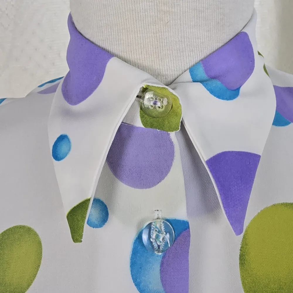 Camisa vintage 70s colorida