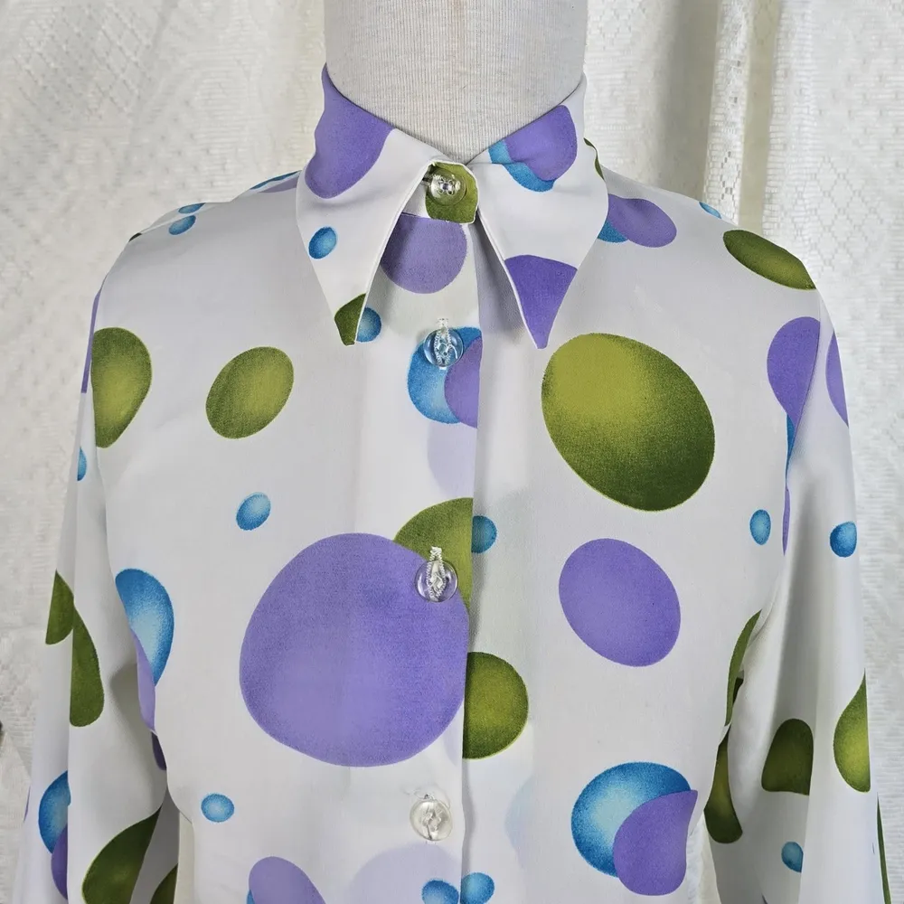 Camisa vintage 70s colorida
