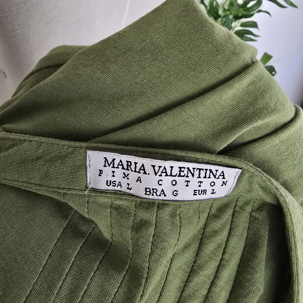 Bata algodão pima verde oliva