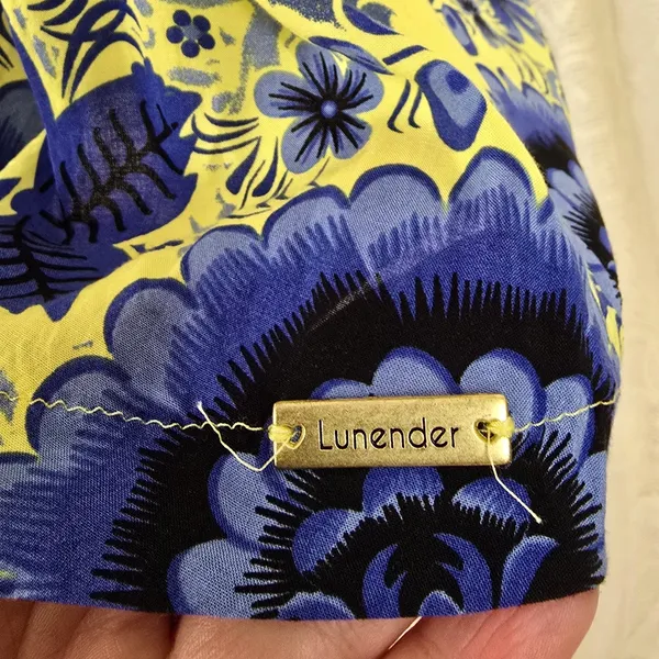 Kimono floral azul