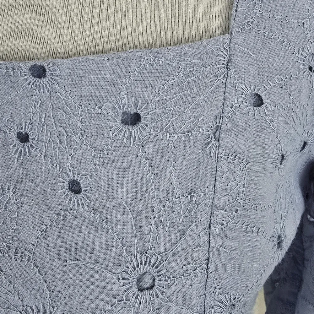 Cropped azul laise